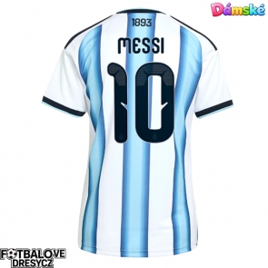 Argentina Lionel Messi #10 Dámské Domácí Dres MS 2026 Krátký Rukáv